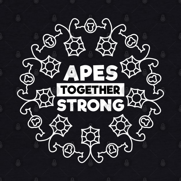 Apes Together Strong Quartz by Shinsen Merch